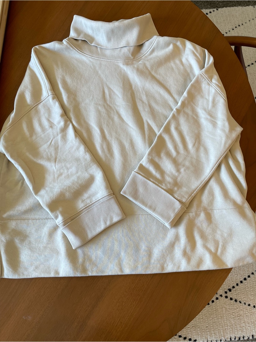 GAP Oversized Turtleneck Pullover Sweatshirt